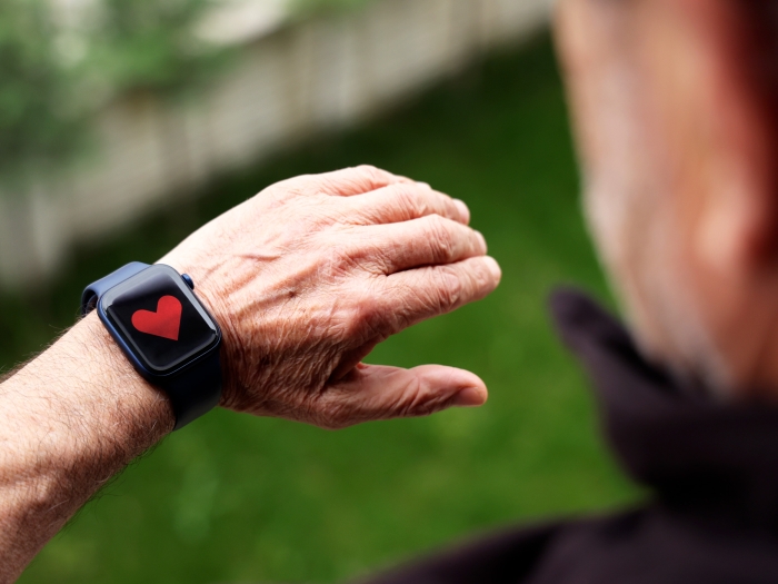 smart watch on wrist